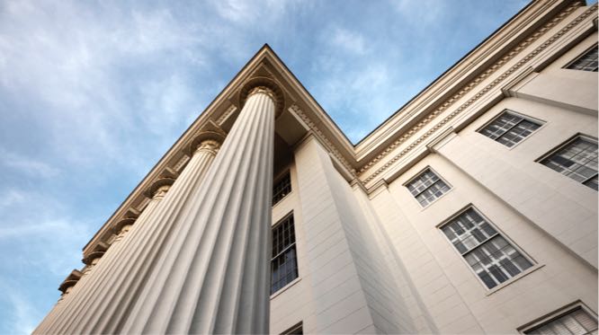 low angle shot of a building